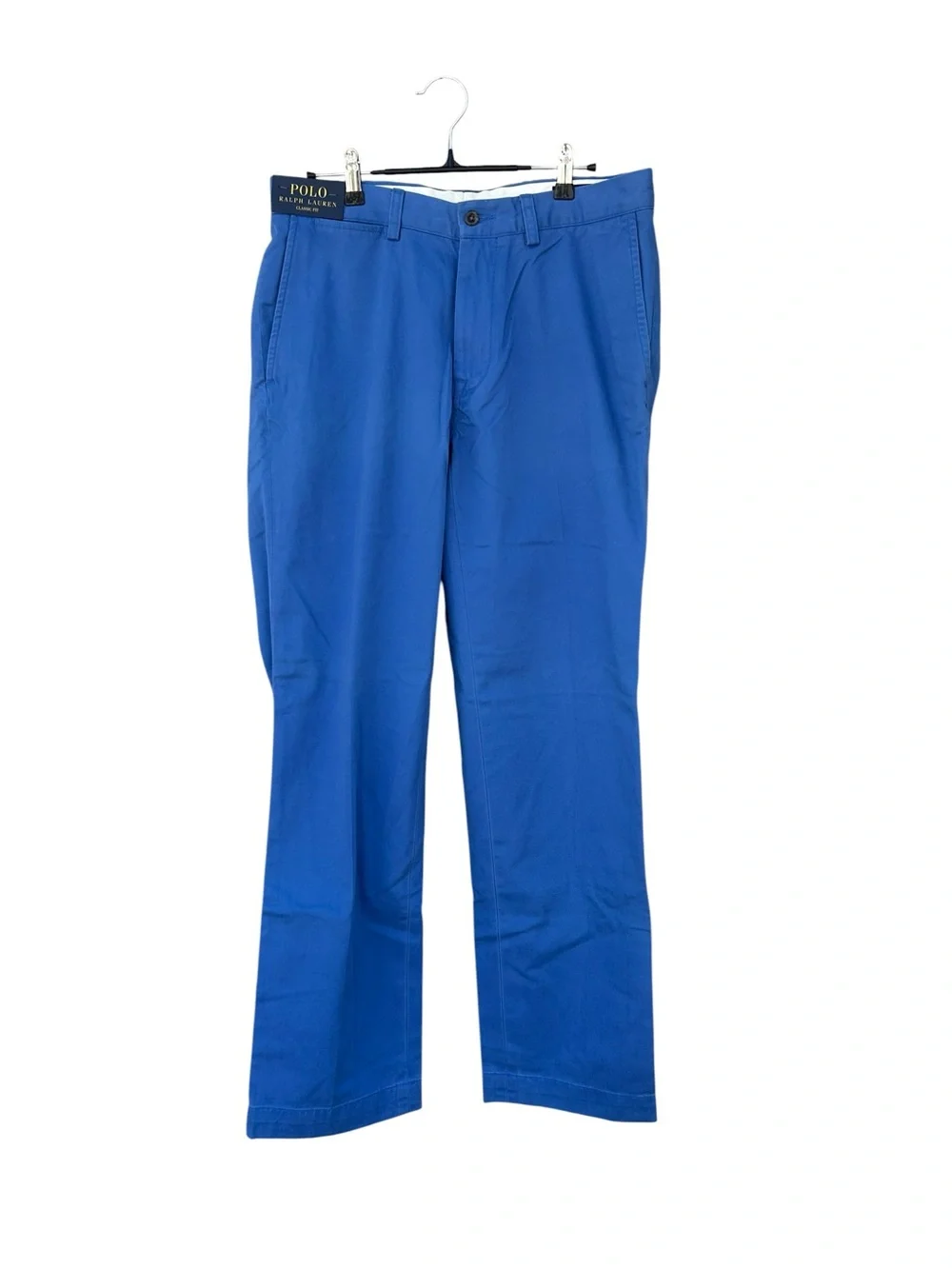NWT Polo Ralph Lauren Classic Fit Blue Men’s Chino Pants - Size 32x32 - Straight - Picture 3 of 12